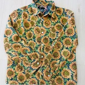Sunflower Patterned Shirt